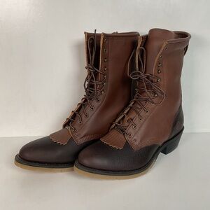 Double-H Ricardo Domestic AG7 Packer Boots 11.5 EE USA Made Soft Toe